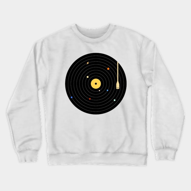 Cosmic Groove Crewneck Sweatshirt by Rosemat